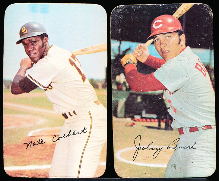 1971 Topps Baseball Supers- 10 Diff