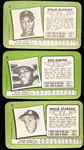 1971 Topps Baseball Supers- 9 Diff