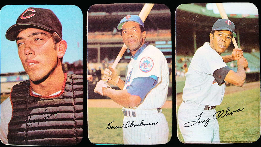 1971 Topps Baseball Supers- 6 Diff