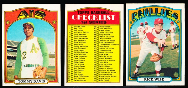 1972 Topps Bb- 25 Diff