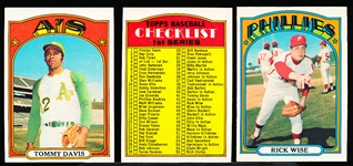 1972 Topps Bb- 25 Diff