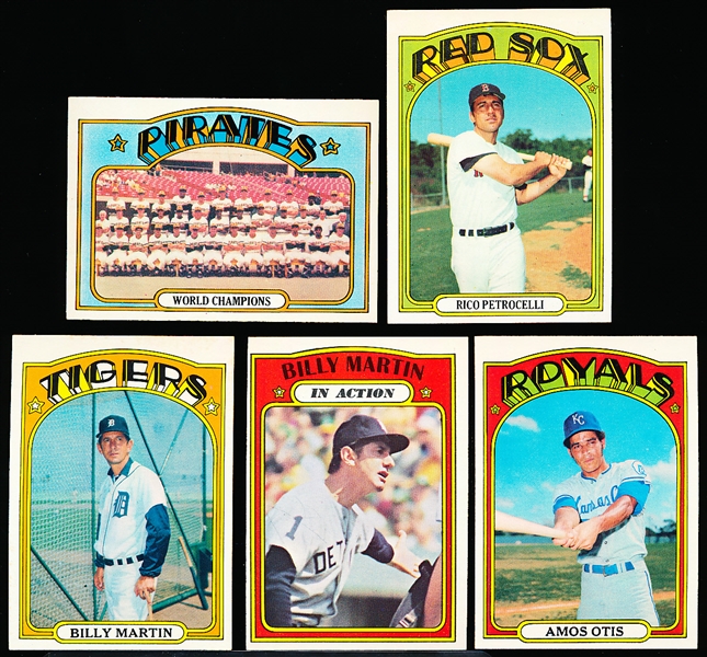 1972 Topps Bb- 5 Diff