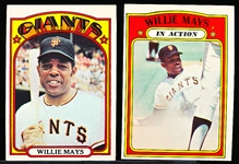 1972 Topps Bb- 2 Stars