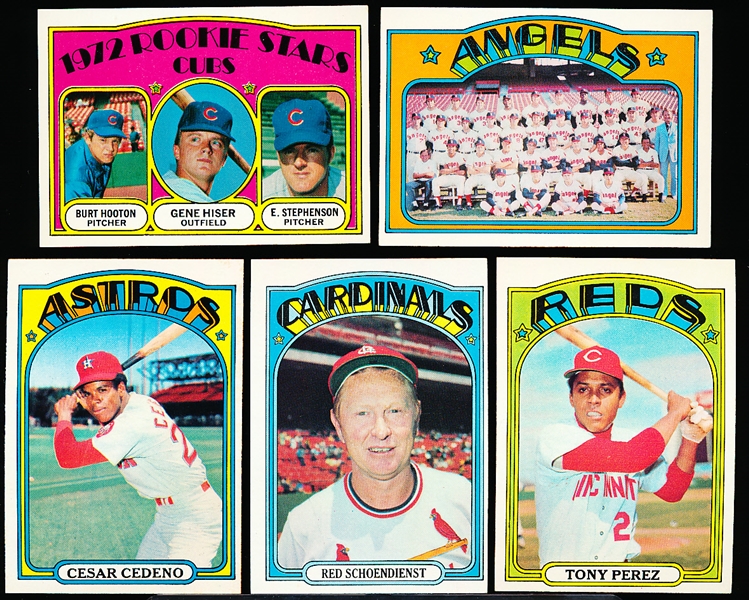 1972 Topps Bb- 5 Diff