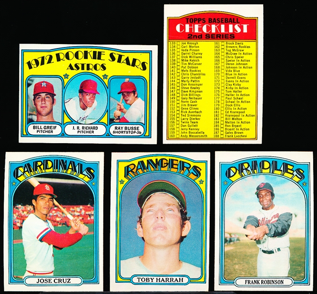 1972 Topps Bb- 5 Diff