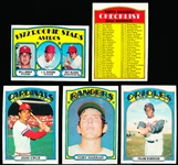 1972 Topps Bb- 5 Diff