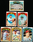 1972 Topps Bb- 6 Diff