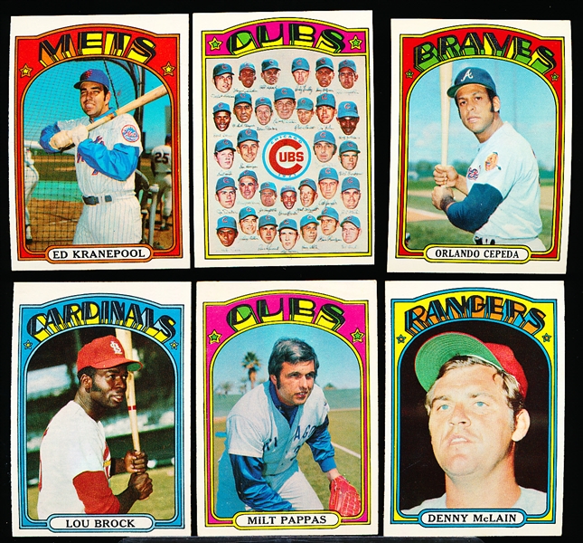 1972 Topps Bb- 6 Diff