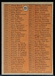 1972 Topps Bb- 6 Diff