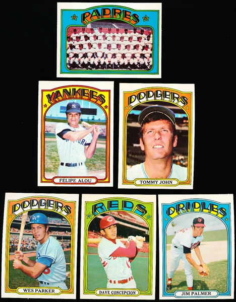 1972 Topps Bb- 6 Diff