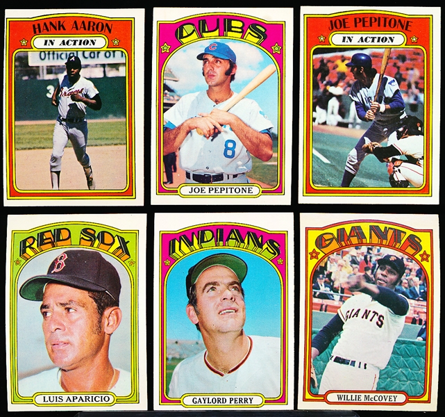 1972 Topps Bb- 6 Diff