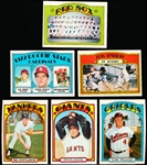 1972 Topps Bb- 6 Diff
