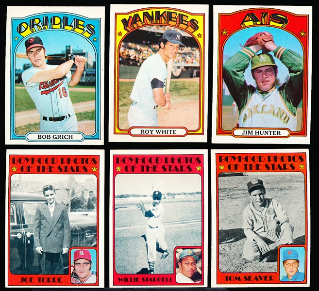 1972 Topps Bb- 6 Diff