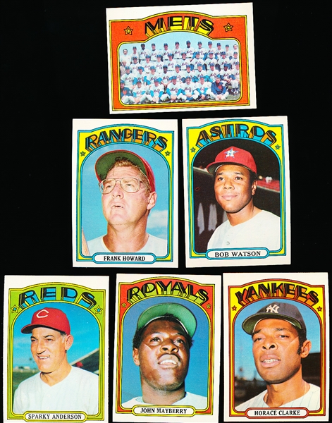1972 Topps Bb- 6 Diff