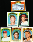 1972 Topps Bb- 6 Diff