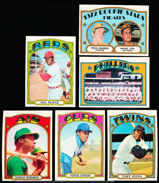 1972 Topps Bb- 6 Diff