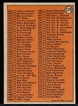 1972 Topps Bb- 70 Diff