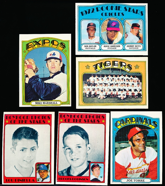 1972 Topps Bb- 6 Diff