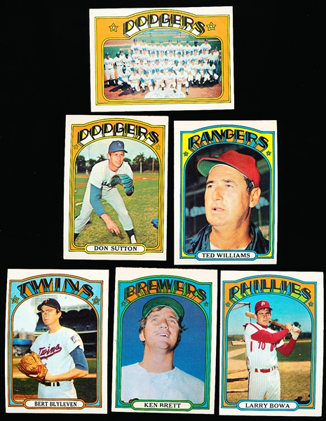 1972 Topps Bb- 6 Diff