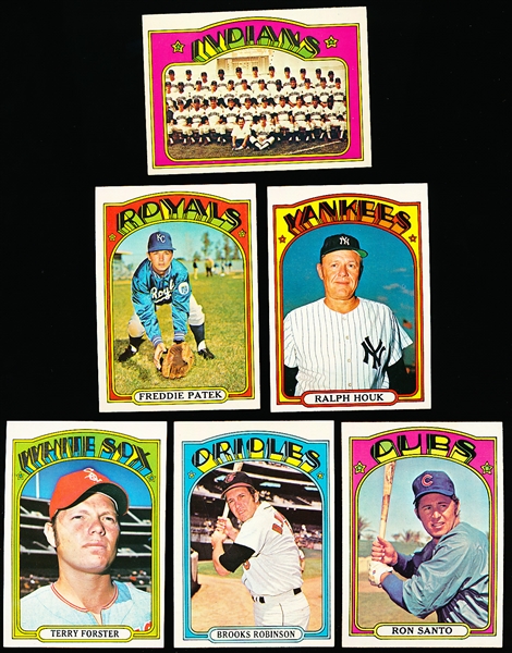 1972 Topps Bb- 6 Diff