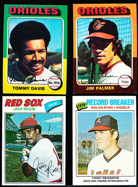 Nine Baseball Stars