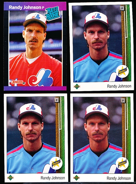 Randy Johnson RC- 4 Cards