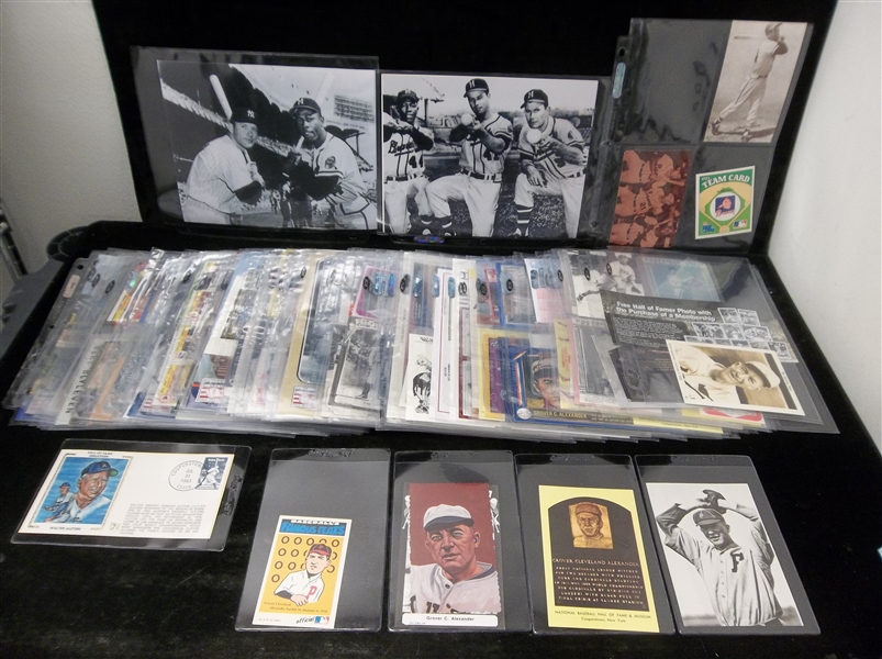 Baseball HOF Oversized/ Oddball Lot- 140+ Cards