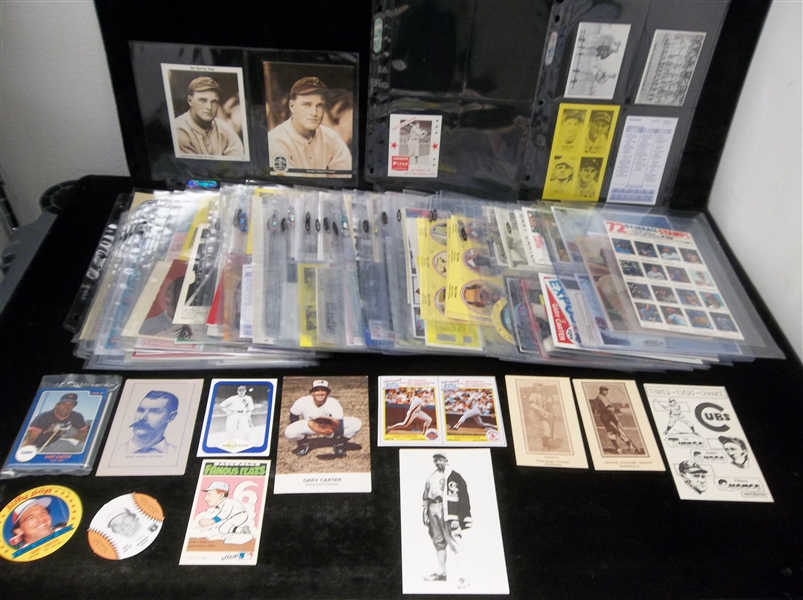 Baseball HOF Oversized/ Oddball Lot- 150+ Cards