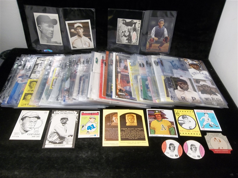 Baseball HOF Oversized/ Oddball Lot- 190+ Cards