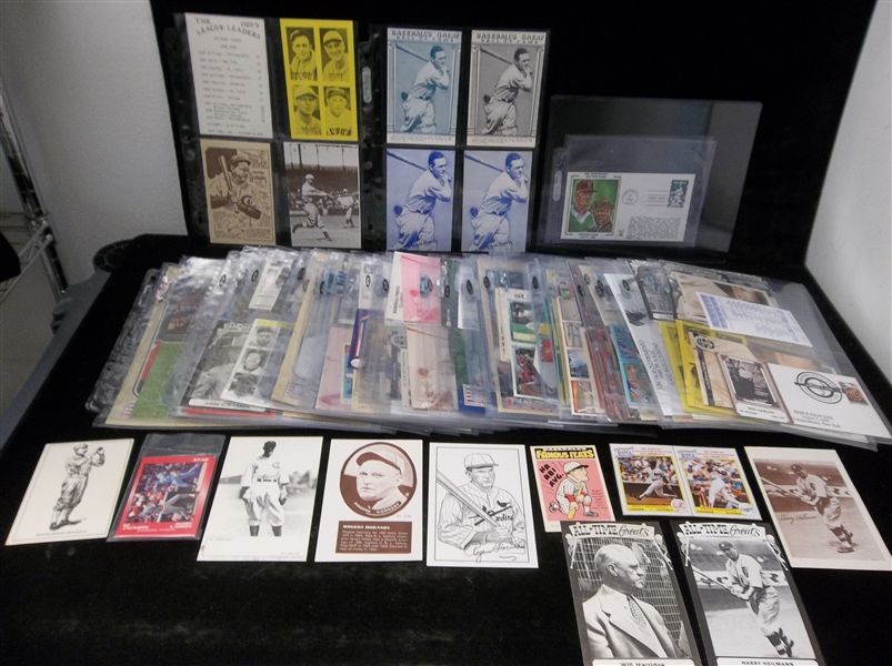 Baseball HOF Oversized/ Oddball Lot- 165+ Cards
