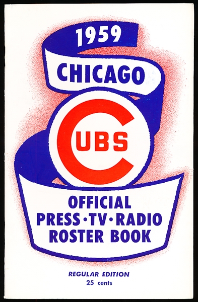 1959 Chicago Cubs Media/Press Guide