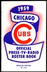 1959 Chicago Cubs Media/Press Guide
