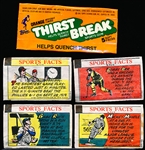 1981 Topps Multisport Thirst Break “Sports Facts” Set of 56
