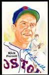 Autographed 1985 Perez-Steele Bsbl. HOF Postcards #187 Rick Ferrell, Red Sox