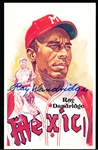 Autographed 1987 Perez-Steele Bsbl. HOF Postcards #197 Ray Dandridge, Negro Leagues