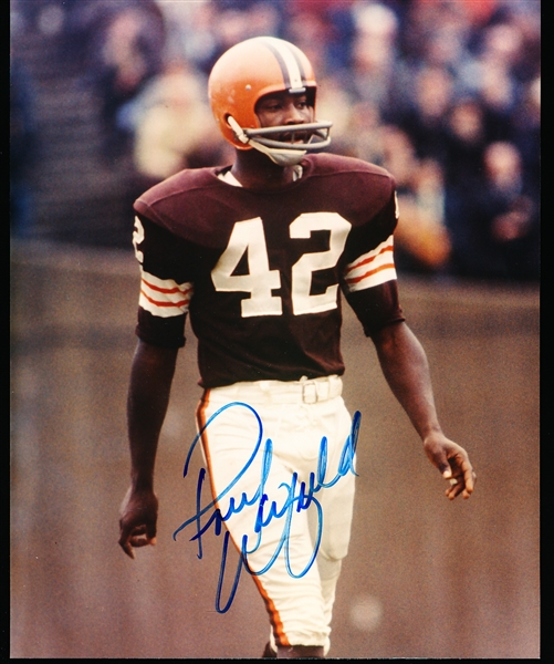 Autographed Paul Warfield Cleveland Browns NFL Color 8” x 10” Photo