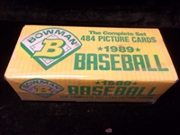 1989 Bowman Bsbl.- 1 Hobby Factory Sealed Set of 484 Cards