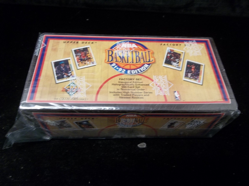1991-92 Upper Deck NBA Bskbl.- 1 Factory Sealed Complete Set of 500 Cards