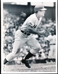 1969 Pete Rose Cincinnati Reds MLB B/W 7” x 9” Game Action Photo