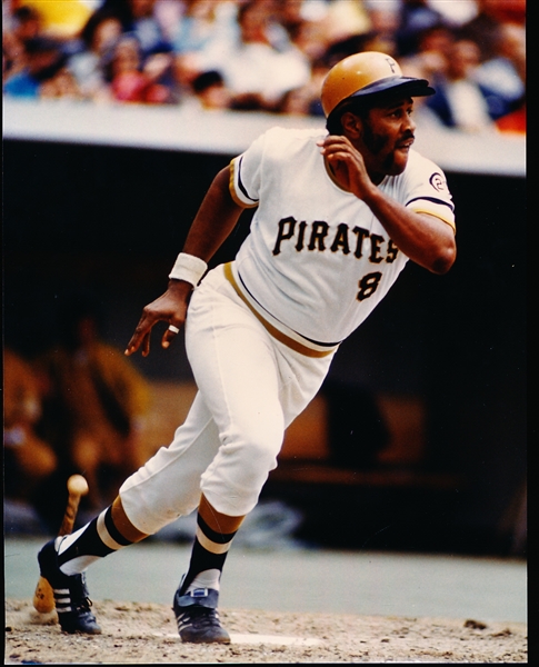 1973 Willie Stargell Pittsburgh Pirates MLB Color Game Action 8” x 10” Photo with “21” Patch