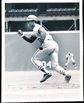 1970’s Lou Brock St. Louis Cardinals MLB B/W Game Action 7” x 9” Photo
