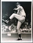 1970’s Mark Fidrych Detroit Tigers MLB B/W Game Action 7” x 9” Photo