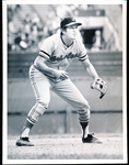 1970’s Brooks Robinson Baltimore Orioles MLB B/W Game Action 7” x 9” Photo