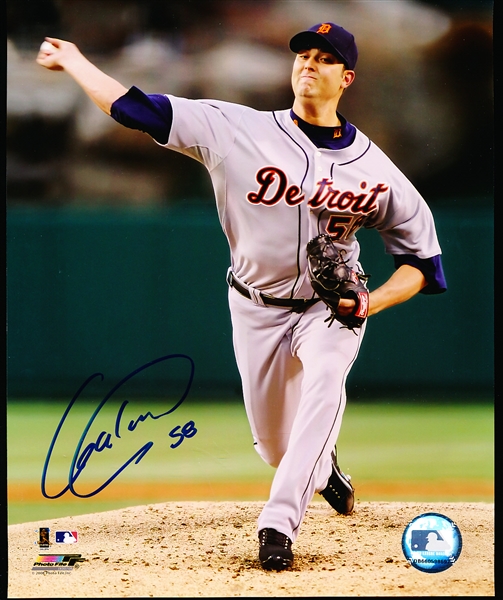 Auto’d Armando Galarraga Tigers Color 8x10” Photo