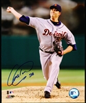 Auto’d Armando Galarraga Tigers Color 8x10” Photo