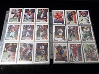 2000 Upper Deck MVP Football Complete Set of 218 in Pages with 9 Diff. Inserts