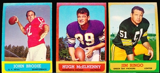 Seven Football Cards