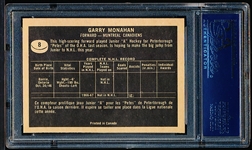 1967-68 Topps Hockey- #8 Gary Monahan, Montreal- PSA NM 7