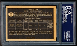 1967-68 Topps Hockey- #11 Dave Keon, Toronto- PSA NM 7