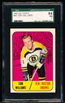 1967-68 Topps Hockey- #40 Tom Williams, Bruins- SGC 84 (NM 7)